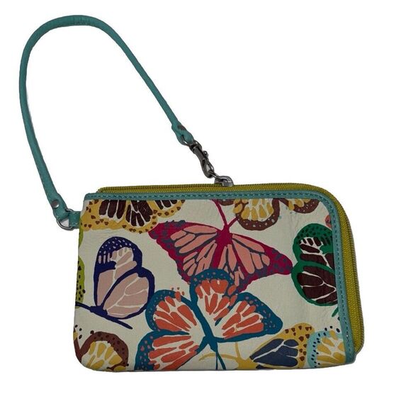 Fossil Handbags - Vintage Fossil Women's Weekender Wristlet With Butterflies Brand New With Tags